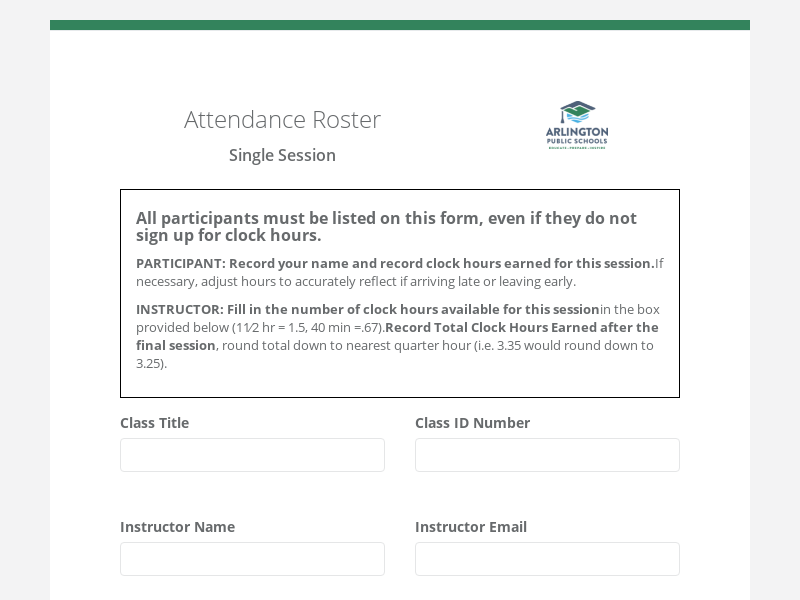 attendance-roster-single-session-droplet